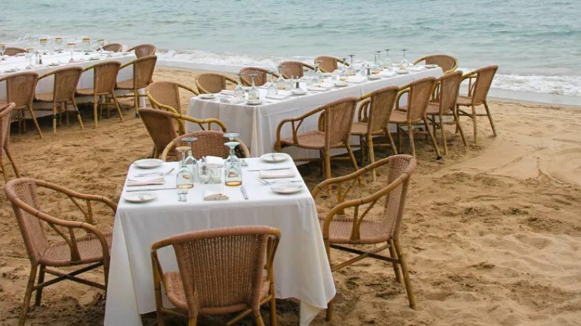 Decoração Mesa Praia