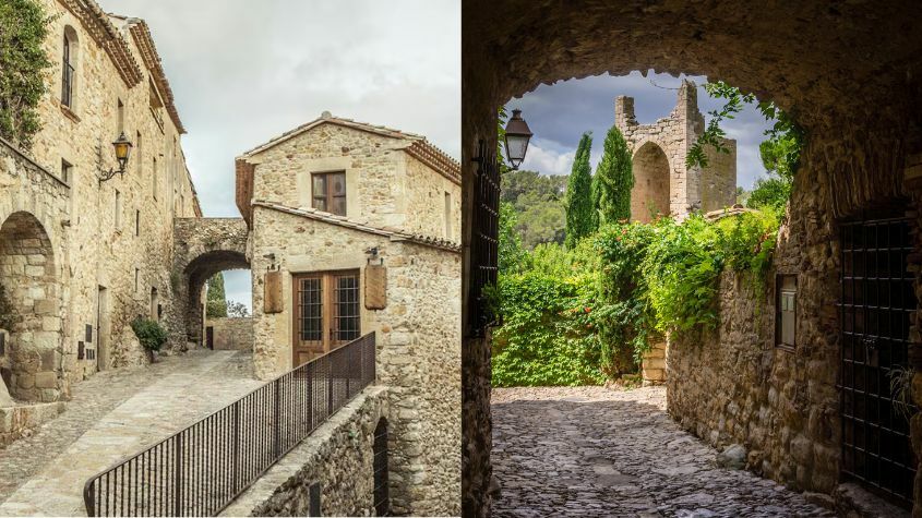 Pals e Peratallada em Catalunha Espanha