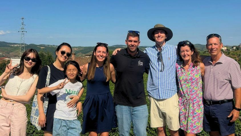 Family with children on a private tour with Living Private Tours