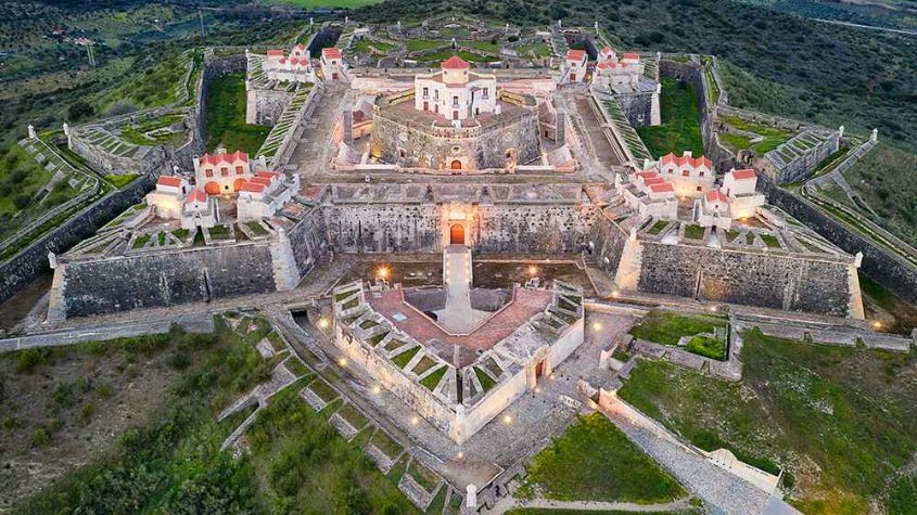 The city of Elvas in Portugal