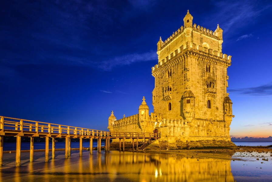 Torre de Belem por la noche