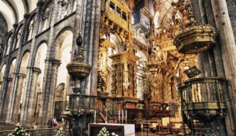 Interior da Catedral de Santiago de Compostela