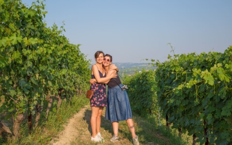 Amigos en los viñedos de la región de Setúbal - Living Private Tours