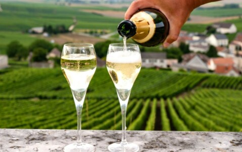 Man serving sparkling wine - Living Private Tours
