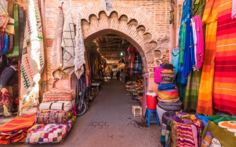 Mercado Souk em Tanger